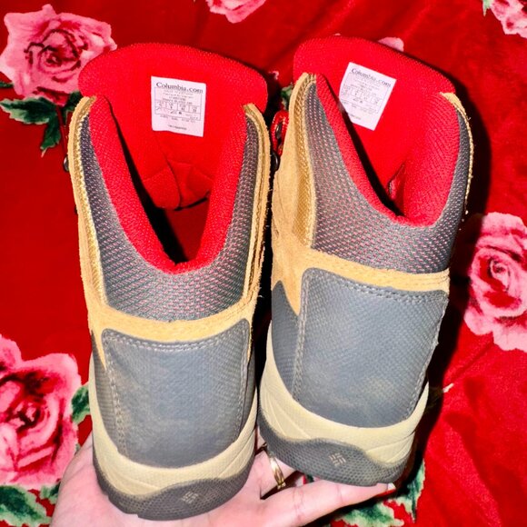 Columbia Newton Ridge Plus Waterproof Amped Hiking Boots | Women’s 11 Elk / Red - Picture 15 of 16